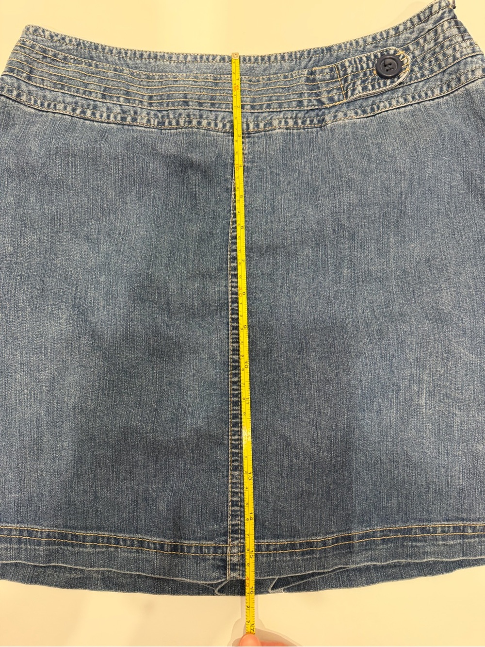 VINTAGE 90s ST JOHNS BAY Denim Skort - Picture 9 of 9